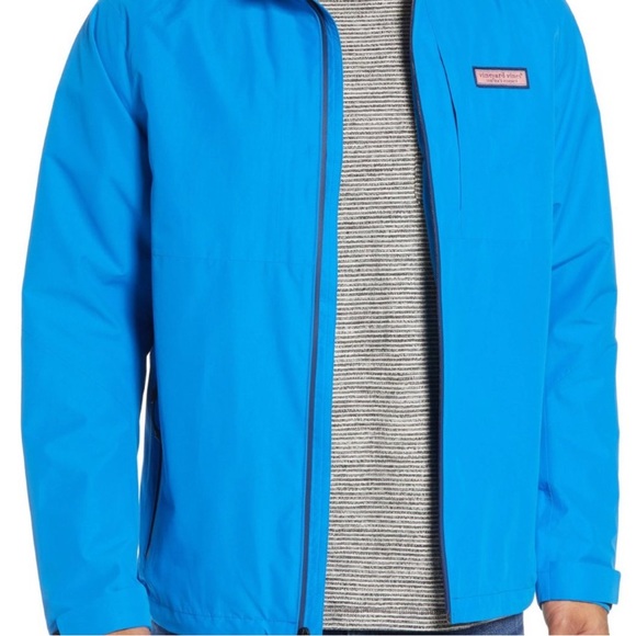 Vineyard Vines Men's Regatta Windbreaker Jacket Spinnaker Blue Size Medium - Picture 3 of 16